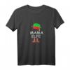 Mama Elfe Partnerlook Weihnachten - Lustiges Weihnachts T-Shirt für Frauen & Chefin, Perfekt für Familienfeiern & Geschenke