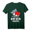 Katzenmama Damen T-Shirt – Süßes Katzen Design, ideales Geschenk zum Geburtstag, Weihnachten & Ostern für Katzenliebhaberinnen