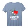 Katzenmama Damen T-Shirt – Süßes Katzen Design, ideales Geschenk zum Geburtstag, Weihnachten & Ostern für Katzenliebhaberinnen