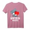 Katzenmama Damen T-Shirt – Süßes Katzen Design, ideales Geschenk zum Geburtstag, Weihnachten & Ostern für Katzenliebhaberinnen