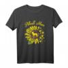 Damen Pitbull Mom Sonnenblume Pfote T-Shirt – Geschenk für Hundemütter, Pitbull-Liebhaberinnen & Hundebesitzerinnen