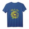 Damen Pitbull Mom Sonnenblume Pfote T-Shirt – Geschenk für Hundemütter, Pitbull-Liebhaberinnen & Hundebesitzerinnen