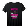 Damen Mutter und Sohn Spruch Partnerlook Mutter Tochter T-Shirt – Lustiges Geschenk zum Muttertag mit Spruch 'Mutter und Tochter ein Bund fürs Leben'