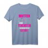 Damen Mutter und Sohn Spruch Partnerlook Mutter Tochter T-Shirt – Lustiges Geschenk zum Muttertag mit Spruch 'Mutter und Tochter ein Bund fürs Leben'