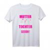 Damen Mutter und Sohn Spruch Partnerlook Mutter Tochter T-Shirt – Lustiges Geschenk zum Muttertag mit Spruch 'Mutter und Tochter ein Bund fürs Leben'
