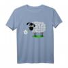 Süßes Schaf mit Blume Wolle T-Shirt für Mädchen und Mama – Perfekt als Geschenk, Hippie Kostüm & für Tier- und Blumenliebhaber