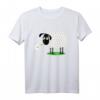 Süßes Schaf mit Blume Wolle T-Shirt für Mädchen und Mama – Perfekt als Geschenk, Hippie Kostüm & für Tier- und Blumenliebhaber