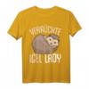 Verrückte Igel Lady Damen T-Shirt – Süßes Geschenk für Igel Liebhaberinnen zu Weihnachten, Muttertag & Geburtstag