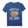 Verrückte Igel Lady Damen T-Shirt – Süßes Geschenk für Igel Liebhaberinnen zu Weihnachten, Muttertag & Geburtstag