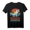 Mamasaurus T Rex Dinosaur Mama Saurus Family Matching Women T-Shirt - Klassisch geschnitten, perfektes Familien-Outfit
