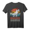 Mamasaurus T Rex Dinosaur Mama Saurus Family Matching Women T-Shirt - Klassisch geschnitten, perfektes Familien-Outfit