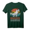 Mamasaurus T Rex Dinosaur Mama Saurus Family Matching Women T-Shirt - Klassisch geschnitten, perfektes Familien-Outfit