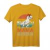 Mamasaurus T Rex Dinosaur Mama Saurus Family Matching Women T-Shirt - Klassisch geschnitten, perfektes Familien-Outfit