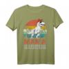 Mamasaurus T Rex Dinosaur Mama Saurus Family Matching Women T-Shirt - Klassisch geschnitten, perfektes Familien-Outfit