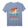 Mamasaurus T Rex Dinosaur Mama Saurus Family Matching Women T-Shirt - Klassisch geschnitten, perfektes Familien-Outfit