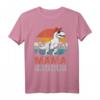Mamasaurus T Rex Dinosaur Mama Saurus Family Matching Women T-Shirt - Klassisch geschnitten, perfektes Familien-Outfit