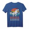 Mamasaurus T Rex Dinosaur Mama Saurus Family Matching Women T-Shirt - Klassisch geschnitten, perfektes Familien-Outfit