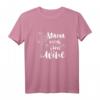 Damen Mama Needs Some Wine - Lustiges Wein T-Shirt als Muttertags- und Geburtstagsgeschenk für Weinliebhaberinnen