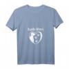 Damen Hunde Mama T-Shirt mit Pfotenabdruck – Geschenkidee für Hundeliebhaberinnen, Frauchen & Hundebesitzerinnen zum Geburtstag & Weihnachten