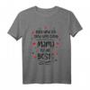 Papa und ich sind uns einig - Mama ist die beste T-Shirt für Muttertag & Geburtstag – Persönliches Familiengeschenk mit Hand Lettering