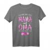 Ich Habe Zwei Titel Mama Und Oma T-Shirt – Lustiges Orchideen Design, Perfekt als Geschenk für Mama & Oma zum Geburtstag, Muttertag, Weihnachten