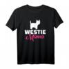 Westie Mama T-Shirt für Hundeliebhaberinnen - Klassisches Design für Hunde- und West Highland Terrier Fans