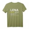 Lena T-Shirt mit Witz & Spruch | Persönliches Geschenk für Frauen, Mama & Ehefrau | Lustiges Namensshirt für Geburtstag & Weihnachten