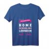 Damen HOMESCHOOLING LEHRERIN Geschenk für Mama Schwester Lehrerin T-Shirt mit V-Ausschnitt – Perfekt für Geburtstag, Weihnachten & Überraschung