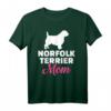 Norfolk Terrier Mama T-Shirt - Für Hundeliebhaberinnen und Hundemütter, klassisch geschnitten, perfekt als Geschenk