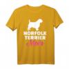 Norfolk Terrier Mama T-Shirt - Für Hundeliebhaberinnen und Hundemütter, klassisch geschnitten, perfekt als Geschenk