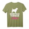 Norfolk Terrier Mama T-Shirt - Für Hundeliebhaberinnen und Hundemütter, klassisch geschnitten, perfekt als Geschenk