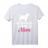 Norfolk Terrier Mama T-Shirt - Für Hundeliebhaberinnen und Hundemütter, klassisch geschnitten, perfekt als Geschenk