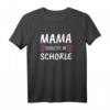 Damen Schorle Mama T-Shirt mit Pfalz-Design – Originelles Wein- und Schorle-Geschenk für Mütter und Weinliebhaberinnen