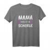 Damen Schorle Mama T-Shirt mit Pfalz-Design – Originelles Wein- und Schorle-Geschenk für Mütter und Weinliebhaberinnen