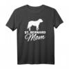 Bernhardiner Mama T-Shirt für Hundemütter – Klassisch geschnittenes, doppelt genähtes Hundeliebhaber-Shirt