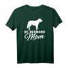 Bernhardiner Mama T-Shirt für Hundemütter – Klassisch geschnittenes, doppelt genähtes Hundeliebhaber-Shirt