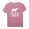 Bernhardiner Mama T-Shirt für Hundemütter – Klassisch geschnittenes, doppelt genähtes Hundeliebhaber-Shirt