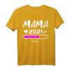 Mama 2021 Loading T-Shirt – Werdende Mama Muttertag Geschenk für Schwangere, Geburtstage & Babypartys