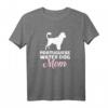 Portugiesischer Wasserhund Mama T-Shirt – Klassisch geschnitten, perfekt für Hundeliebhaber und Wasserhundfans