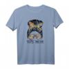 90er Jahre Mutter Mama Momlife Muttertagsgeschenk - Lustiges Unordentlicher Dutt T-Shirt für coole Mütter & Großmütter