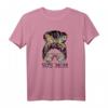 90er Jahre Mutter Mama Momlife Muttertagsgeschenk - Lustiges Unordentlicher Dutt T-Shirt für coole Mütter & Großmütter