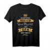 Bester Opa lustiges Geschenk Geburtstag König Majestät Krone T-Shirt - Humorvolles Geschenk für Weihnachten, Vatertag & Ostern