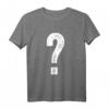 Question Mark T-Shirt für Paare, Familie & Freunde – Lustiges Halloween Kostümshirt für Trick-or-Treat und Party 2023