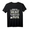Herren T-Shirt Soldat Papa Armee Bundeswehr Kamerad mit lustigem Spruch - Perfektes Geschenk für Soldaten, Papas & Kameraden zu Weihnachten & Geburtstag
