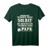 Herren T-Shirt Soldat Papa Armee Bundeswehr Kamerad mit lustigem Spruch - Perfektes Geschenk für Soldaten, Papas & Kameraden zu Weihnachten & Geburtstag