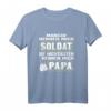 Herren T-Shirt Soldat Papa Armee Bundeswehr Kamerad mit lustigem Spruch - Perfektes Geschenk für Soldaten, Papas & Kameraden zu Weihnachten & Geburtstag