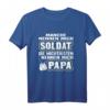 Herren T-Shirt Soldat Papa Armee Bundeswehr Kamerad mit lustigem Spruch - Perfektes Geschenk für Soldaten, Papas & Kameraden zu Weihnachten & Geburtstag