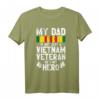 Mein Vater ist nicht nur ein Vietnam-Veteran, sondern auch mein Held T-Shirt - Patriotisches Geschenk für Töchter zum Veteranentag, 4. Juli & Gedenktag