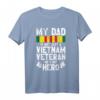 Mein Vater ist nicht nur ein Vietnam-Veteran, sondern auch mein Held T-Shirt - Patriotisches Geschenk für Töchter zum Veteranentag, 4. Juli & Gedenktag