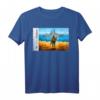 Ukrainische Flagge & Briefmarke T-Shirt – Patriotisches Geschenk für Damen, Herren & Kinder zum Muttertag, Vatertag & Geburtstag